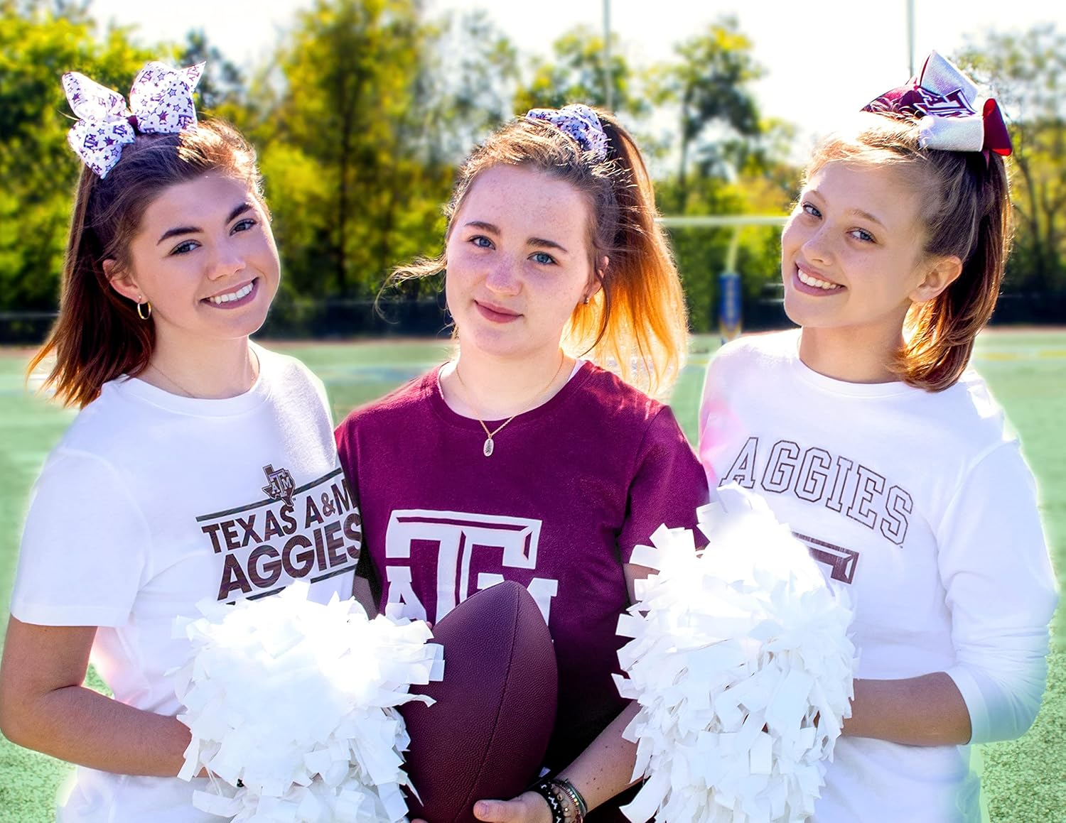 Divine Creations Girls' Collegiate Themed Game Day Logo Print Hair Bow by Wee Ones on a Weestay Clip, Classic Grosgrain, Classic Grosgrain, King, Eastern Carolina University image number 5