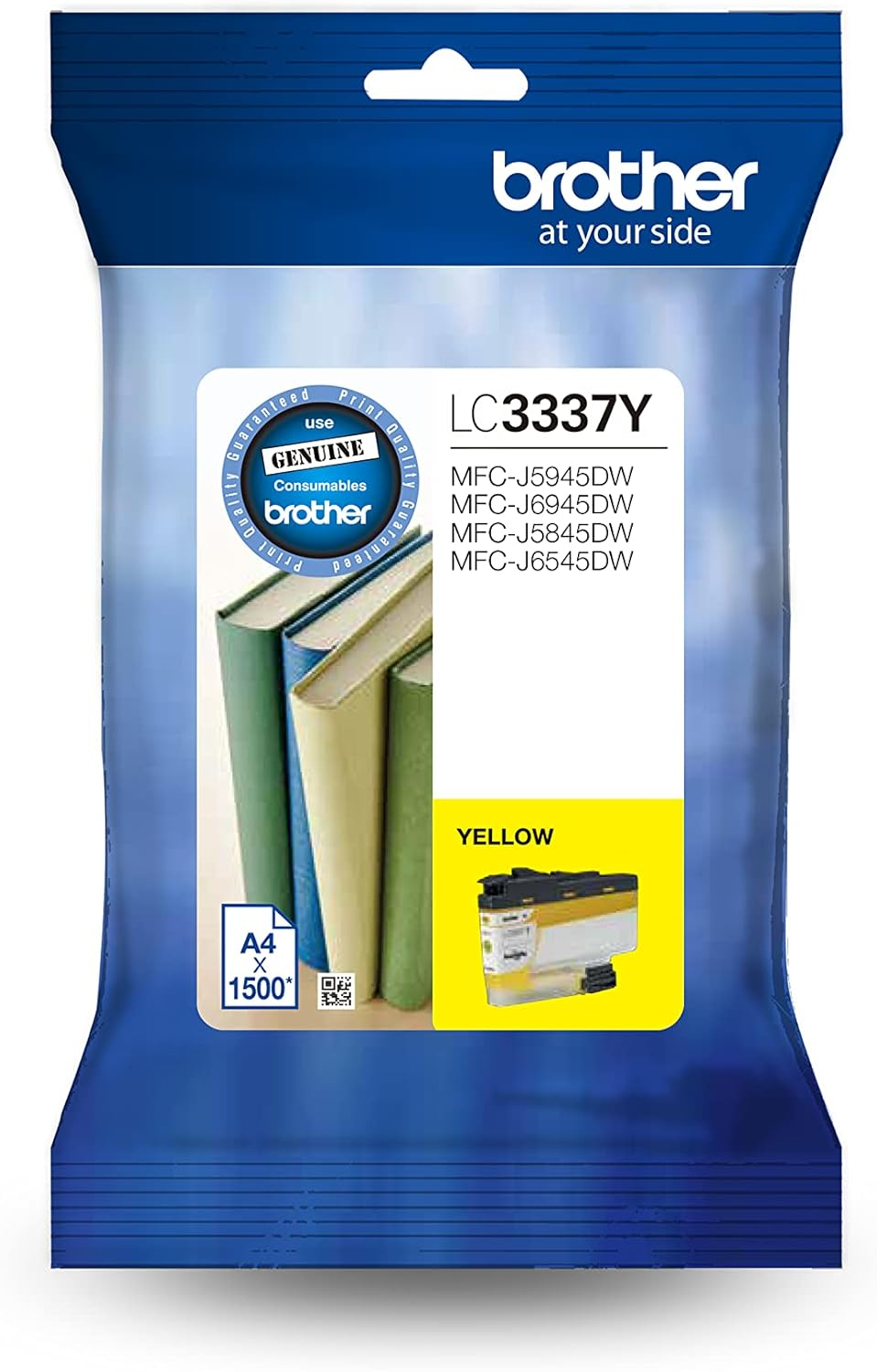 Brother Genuine LC3339XLBK High-Yield Capacity Ink Cartridge, Black, Page Yield up to 6000 Pages, (LC-3339XLBK) for Use With: MFC-J5945DW, MFC-J6945DW, MFC-J5845DW, MFC-J6545DW High-Yield Capacity