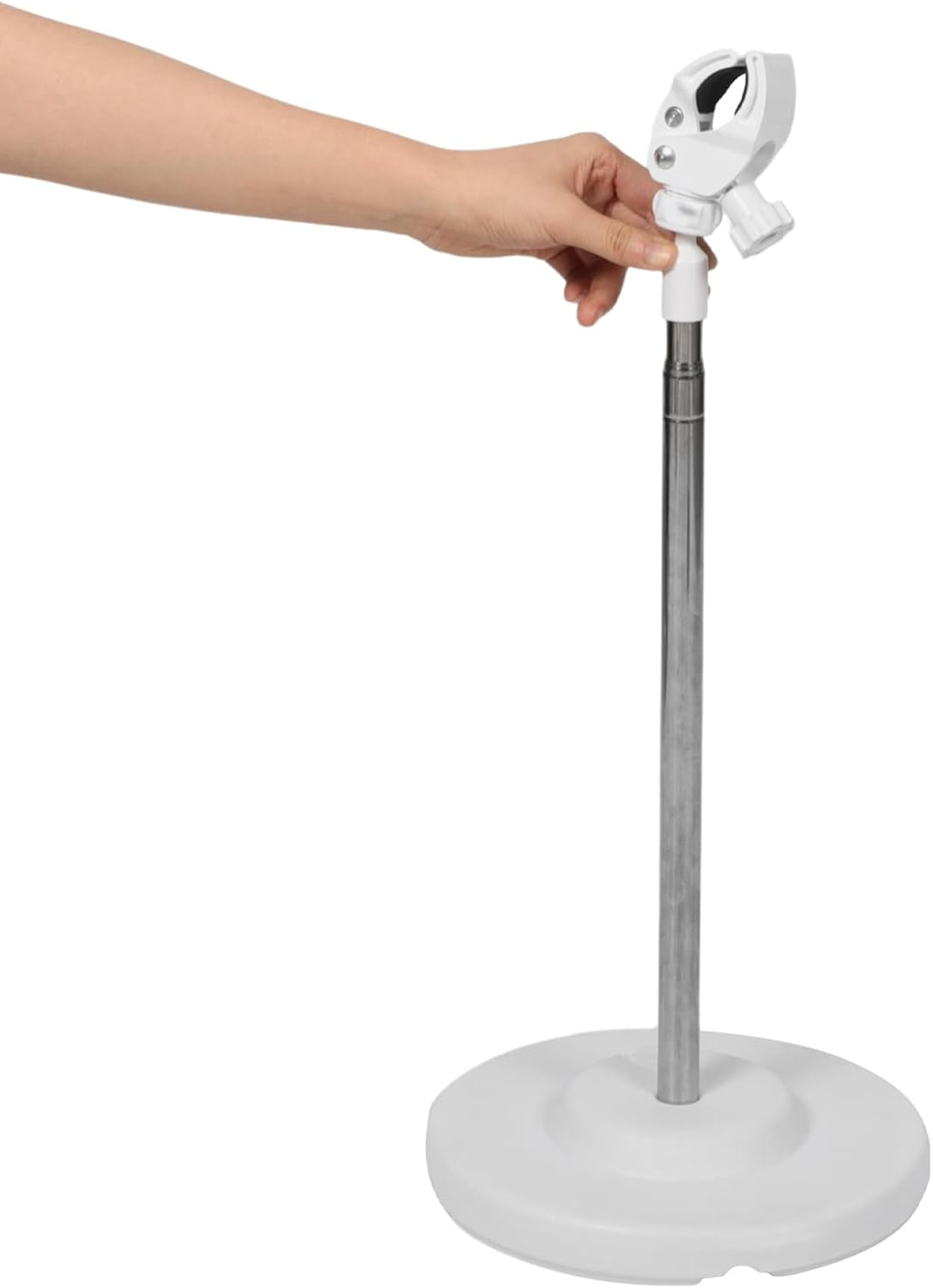 VANZACK Dog Hair Dryer Stand Adjustable Height Hands Pet Grooming Holder Sturdy Design Convenient Floor Rack for Dogs and Cats image number 4