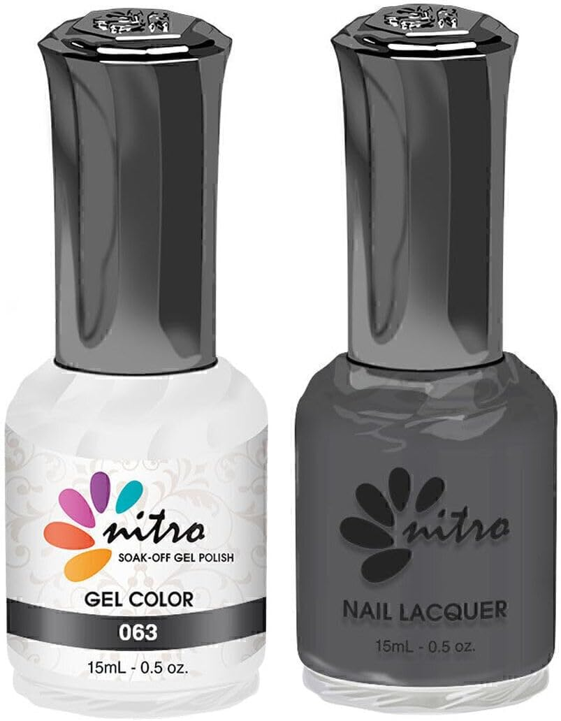 Nitro N063 - Duo Gel & Nail Lacquer 15Ml