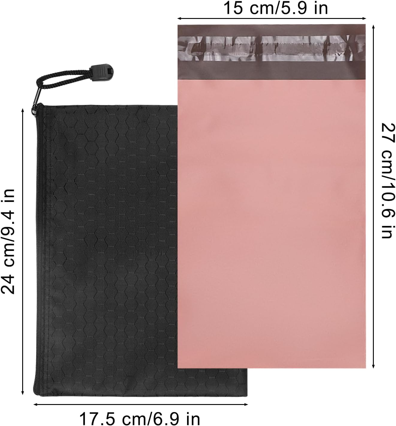 Women Sanitary Disposal Bags Pack of 100, Pink Opaque Feminine Pads Disposal Bags 6X10.6 Inch Period Trash Bags with Storage Bag image number 4