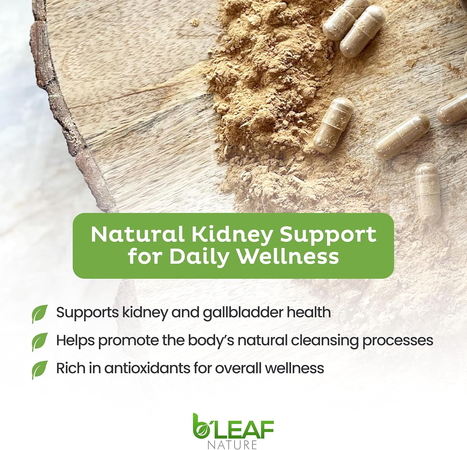 Stone Breaker Chanca Piedra Extract 1000Mg - Urinary Tract and Gallbladder Support - 100 Vegetarian Capsules by B&rsquo;Leaf Nature image number 1