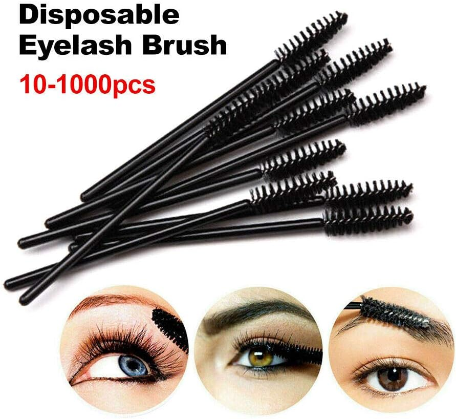 Disposable Mascara Wands Eyelash Brush Applicator (10PCS) - 10Pcs image number 2