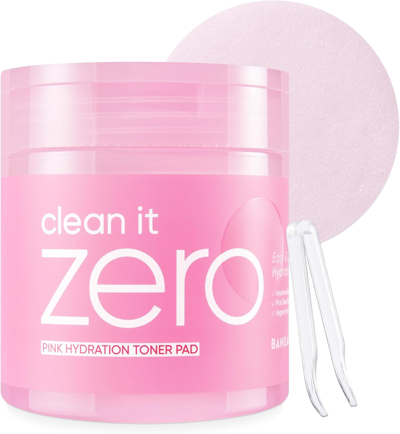Banila Co Clean It Zero Pink Hydration Toner Pad image number 4