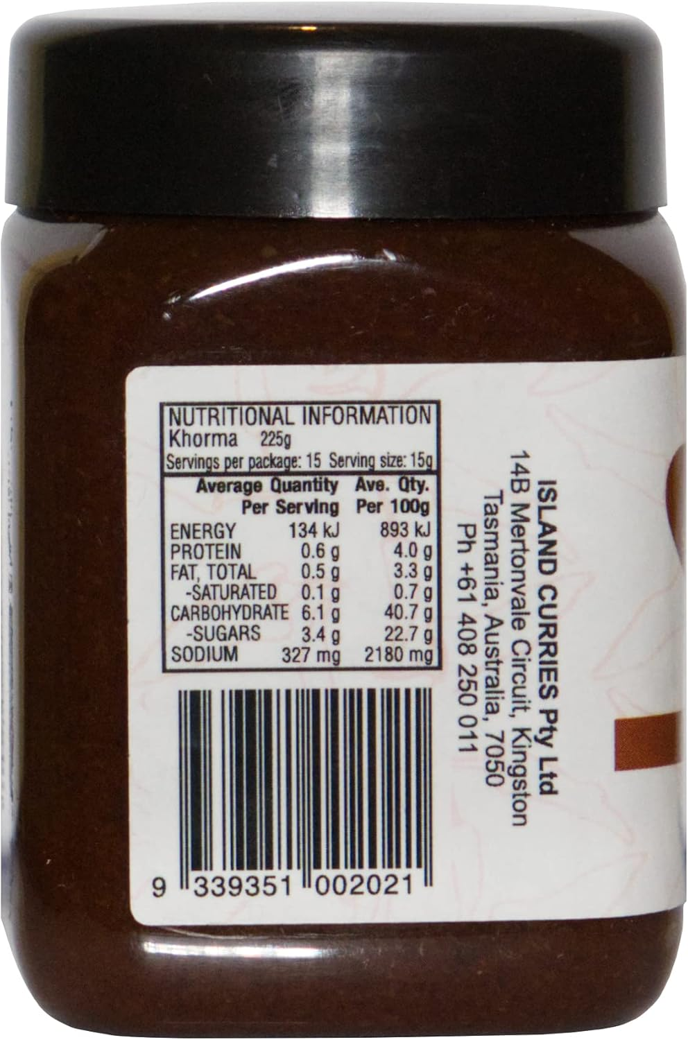 Island Curries Gluten Free Korma Curry Paste 225 G image number 1