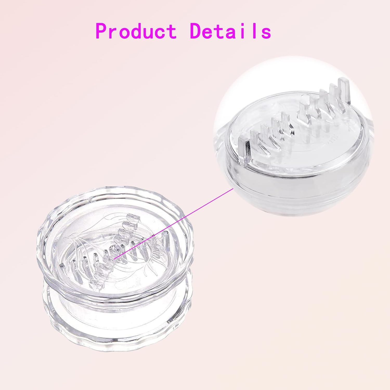 Manual Garlic Mincer Grinder Rocker Press - Transparent White | Kitchen Tool for Garlic, Ginger, Vanilla, Nuts | Easy Use and Clean | Ergonomic Design image number 5