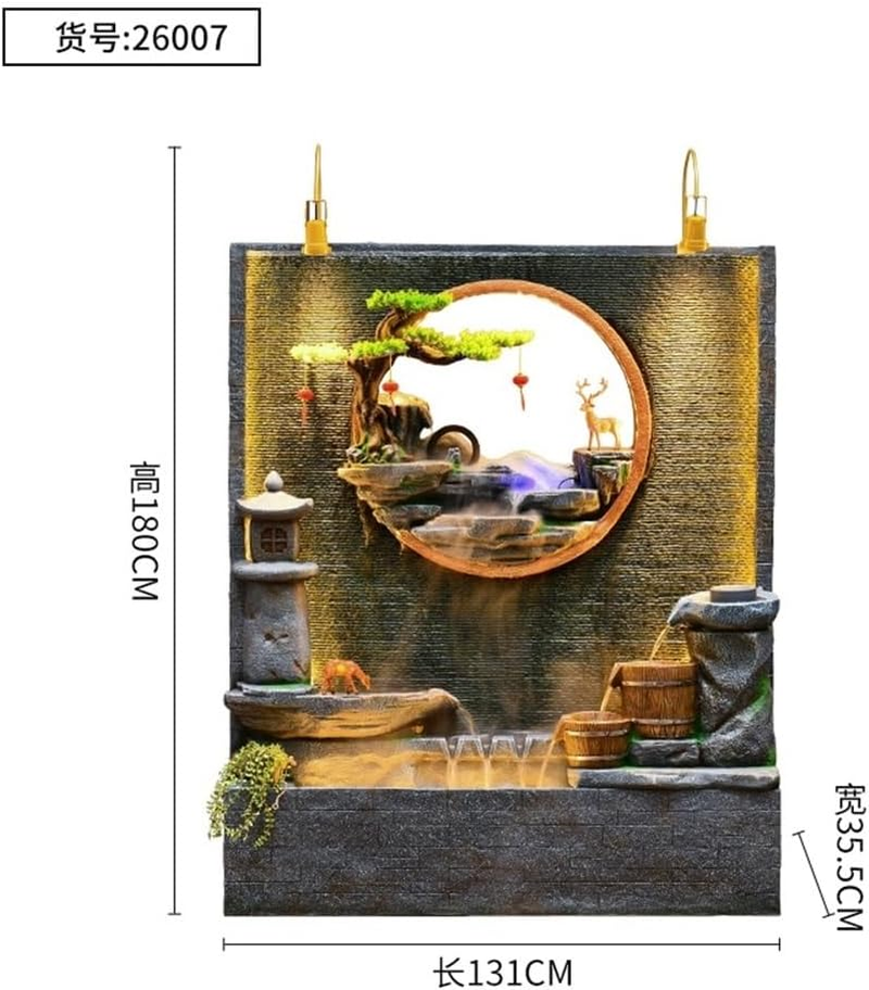 Outdoor Fountain Outdoor Four Layer Gourd Shaped Fountain for Gardens Courtyards and Imitating the Appearance of Natural Stone image number 2