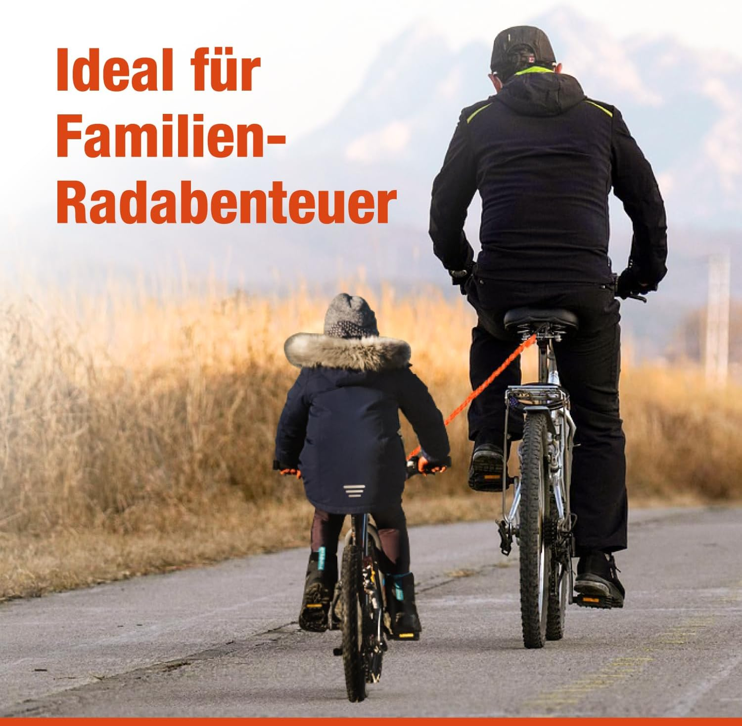 Meta Bike Towkid Bicycle Tow Rope for Children, 2.5 M Tow System, Pull Rope, Traction Rope Pull System Children & Adults, Children'S Bicycle Mountain Bike E-Bike Woom MTB image number 2