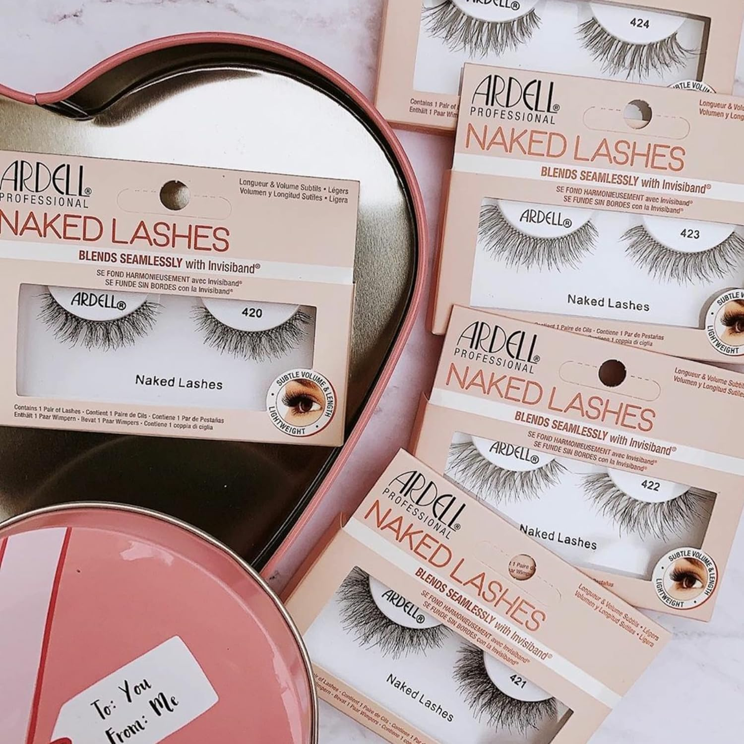 ARDELL Naked Lashes Real Hair Eyelashes, the Original for a Distinctive Look (Style 420) (Without Eyelash Glue) image number 6