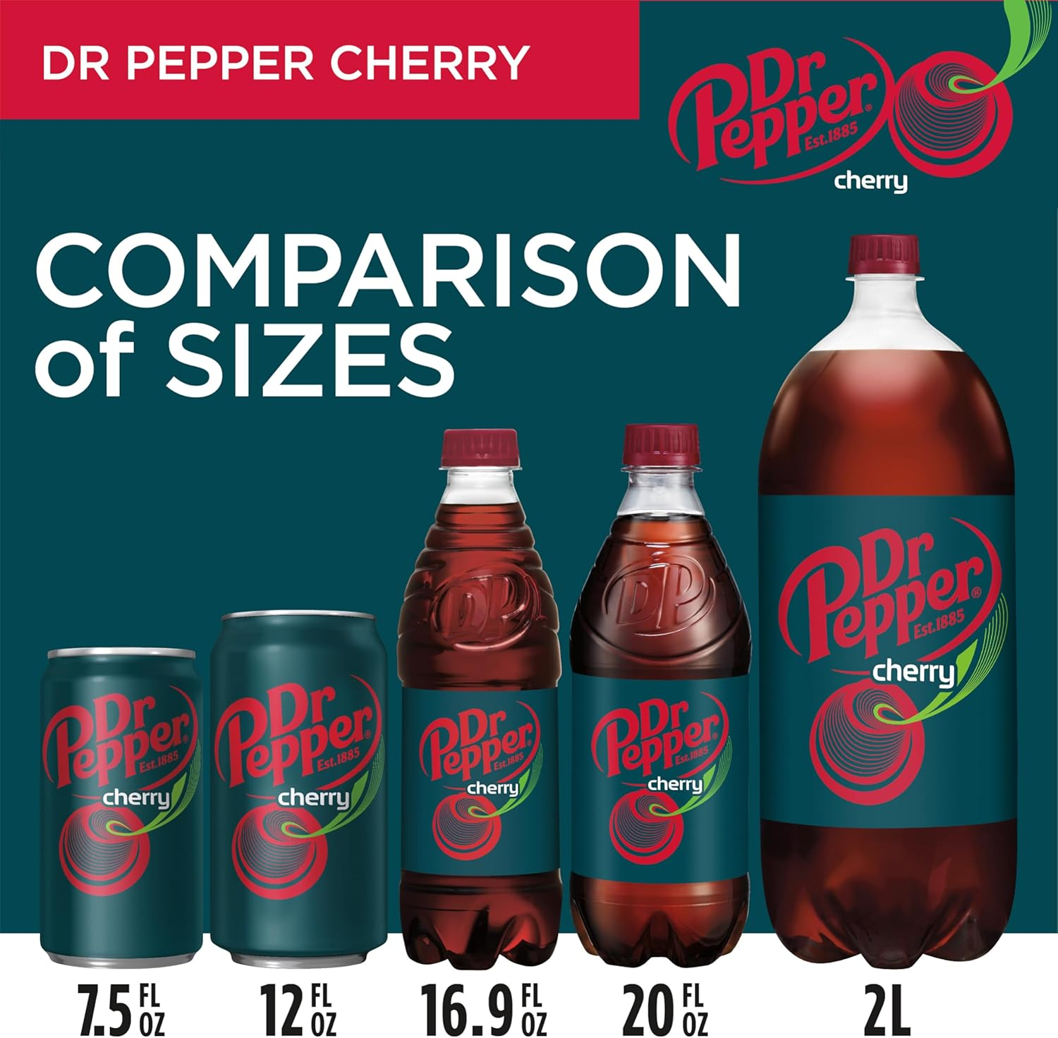 Dr Pepper Cherry 33Cl (Pack of 12) image number 1