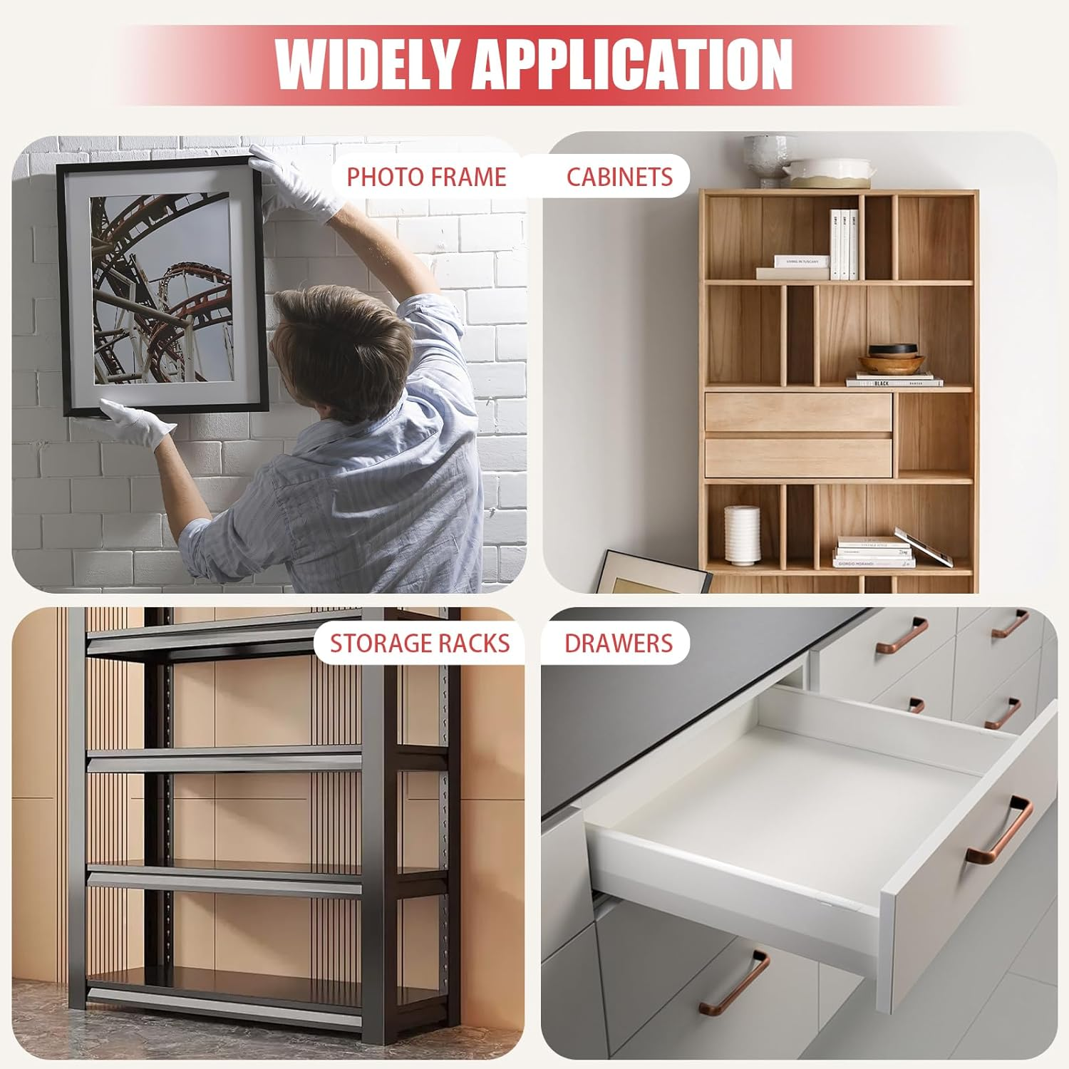 Corner Clamps for Woodworking, Wencrew 4 Pack 90 Degree Right Angle Clamp, 5.5" Aluminum Clamping Squares Woodworking Tools for Cabinets, Drawers, Frames, DIY Projects, Gifts for Men Dad - 5.5" - 4 Pack image number 3