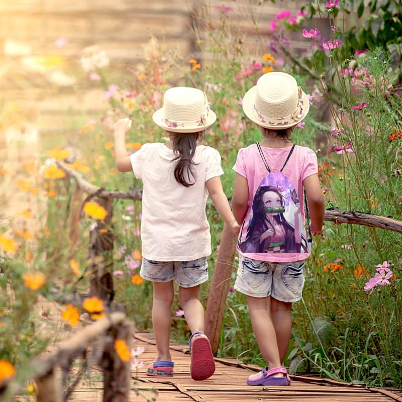 RZDQZY Drawstring Gym Bag Drawstring Sports Bag Backpacks Backpack School Backpack Campus Drawstring Bag, Multicoloured, 1 image number 5