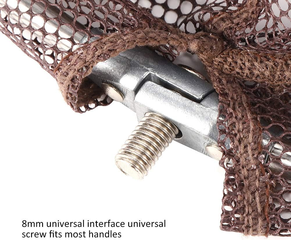 Cryfokt 8Mm Fishing Net Head, Universal Screw, Stainless Steel, 40Cm, Foldable, Compact, Sea Fishing image number 6