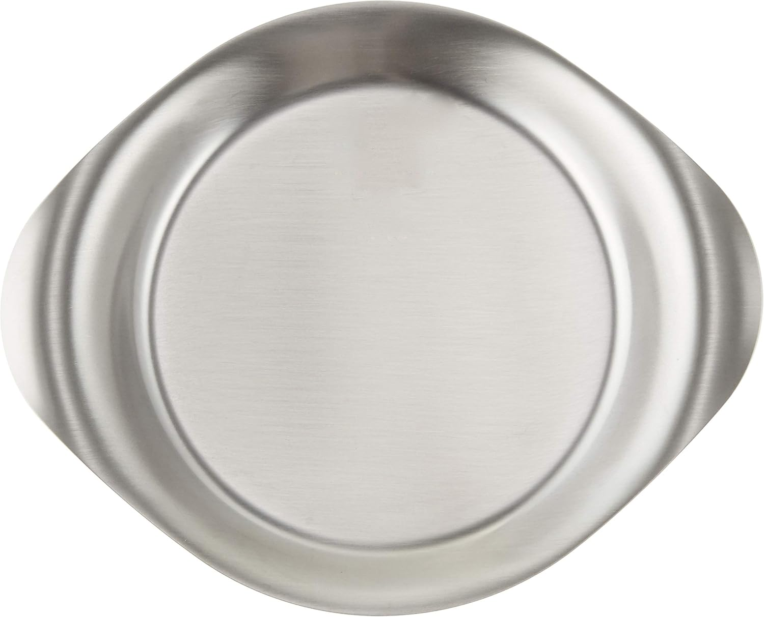 Sori Yanagi Stainless Steel Plate for Preparing and Dishes, Tsubamesanjo, Stainless Steel, 7.1 Inches (18 Cm), Perfect for Outdoors, Dishwasher Safe, Matte Finish image number 4