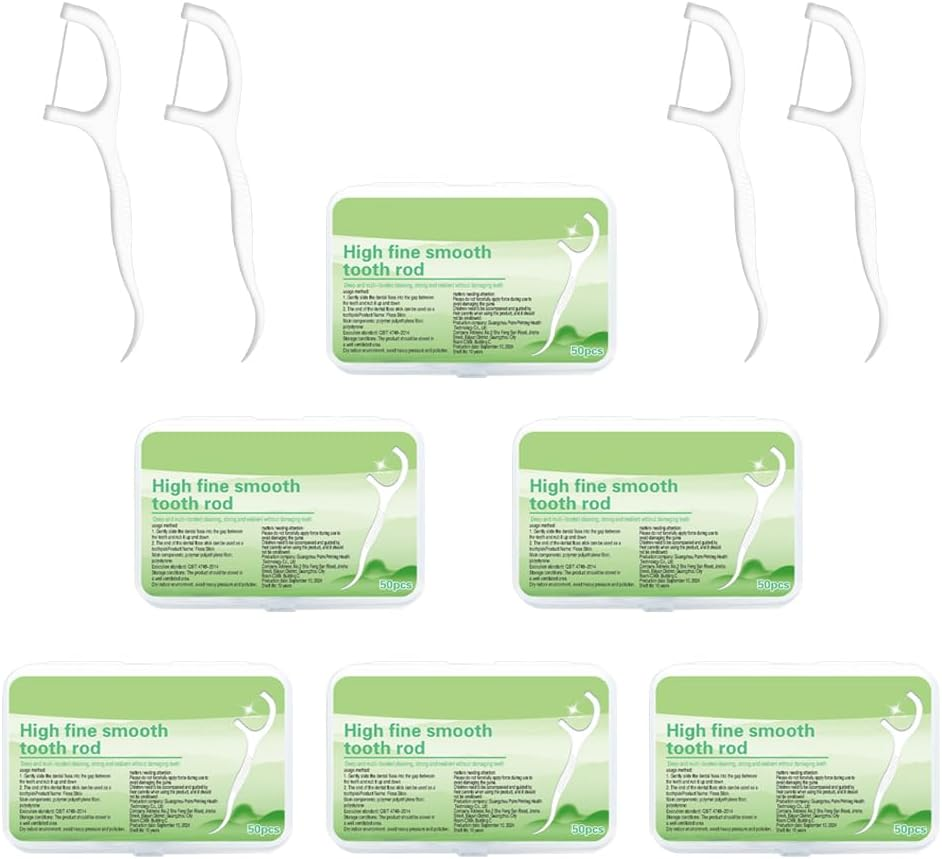 Frafuo 300 Pcs Dental Floss Picks-Tooth Flosser with Travel Handy Cases-High Toughness Professional Toothpicks with Floss for Family, Travel, Helps to Fight Tooth Decay and Keep Your Teeth Clean image number 5