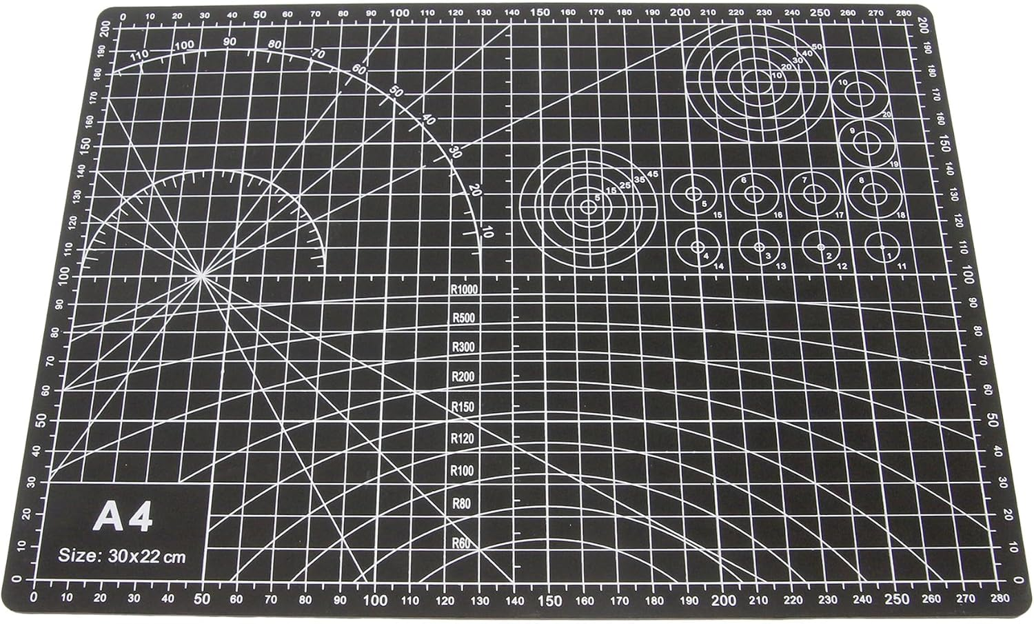 BOROLA A5 Single Sided Self-Healing Board Cutting Pad 8 Inches X 6 Inches Compatible for DIY School Manual Projects, Sewing, Quilting, Model Making(Green)