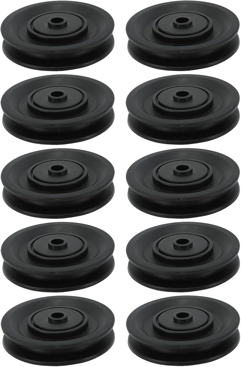 90Mm Bearing Pulley, Silent Nylon Bearing Pulley Wheel to Prevent Impurity for Gym Equipment image number 2