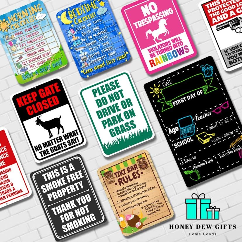 Danger Protected by Doberman 9 X 12 Inch Beware of Dog Warning Metal Aluminum Sign - Made in the USA - Boxer image number 3