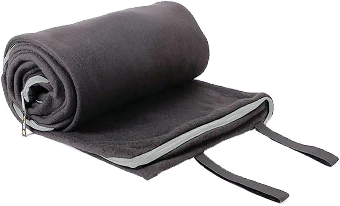 Oztrail Fleece Sleeping Bag Liner, Black