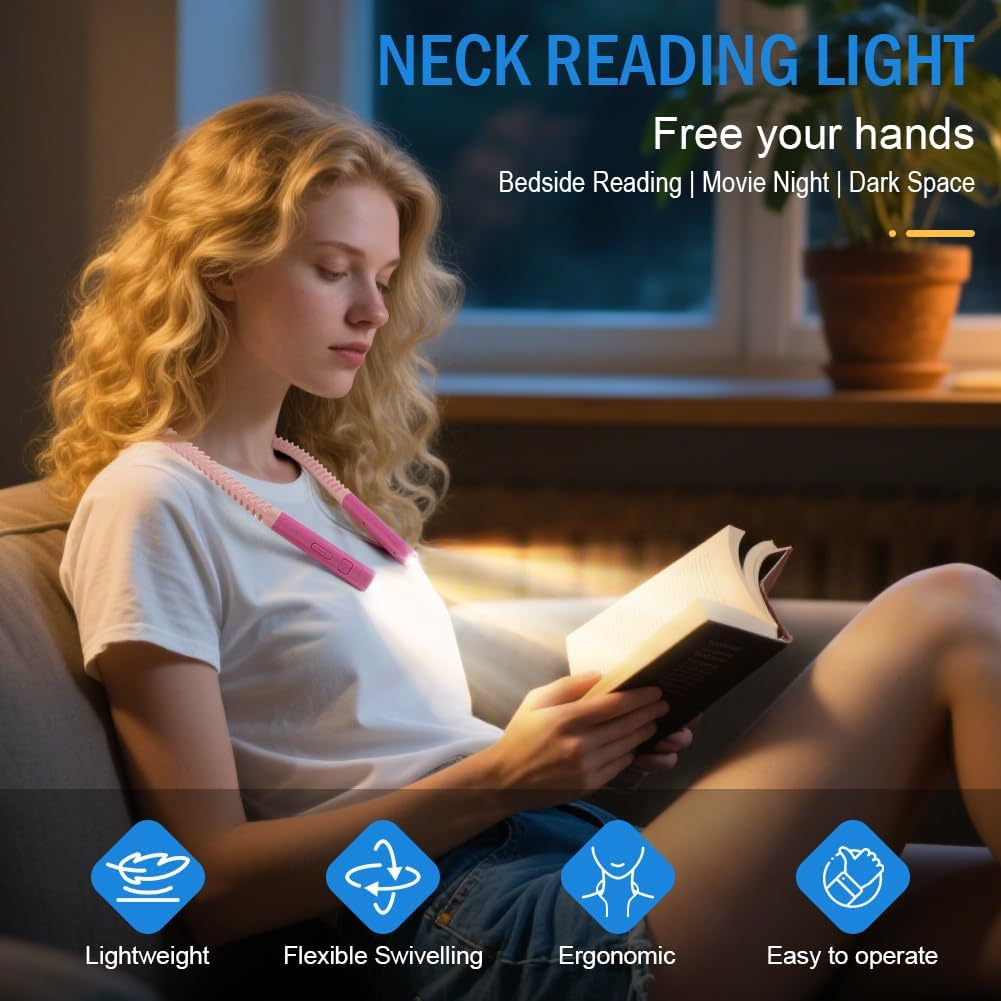 AUAUY Neck Lamp-Pink image number 4