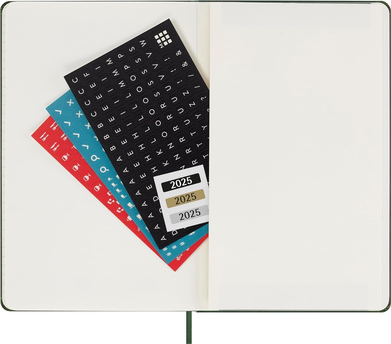 MOLESKINE- 2025-12 Month Weekly Notebook Hard Cover Diary - Large - Myrtle Green image number 5