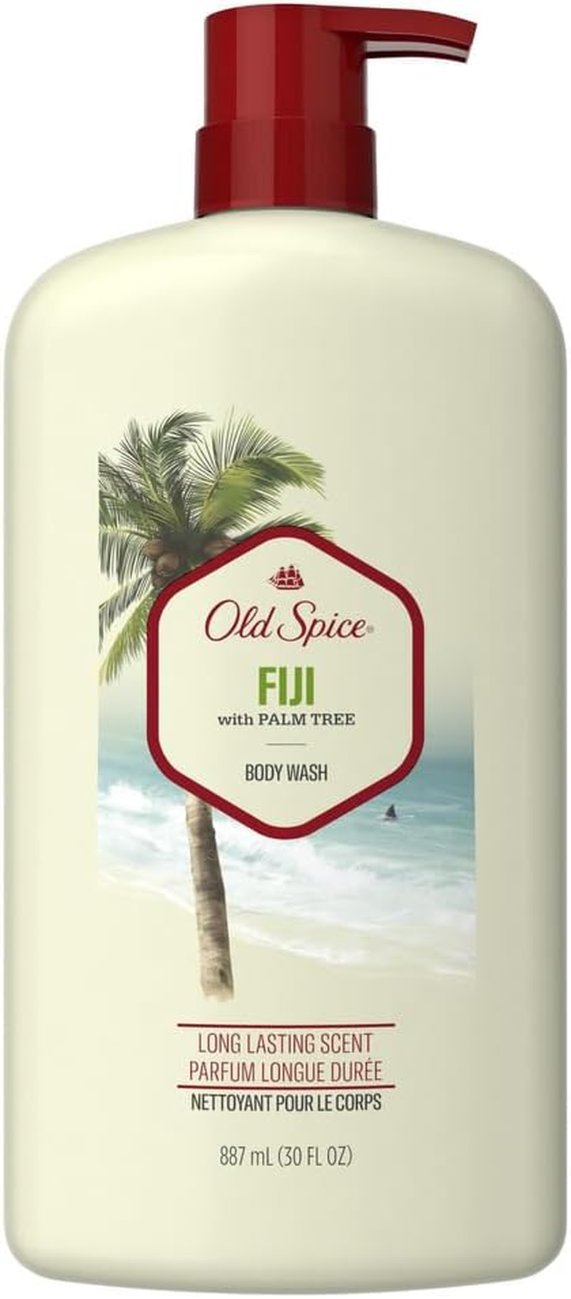 (30 Fluid Ounce) - Old Spice Fresher Fiji Scent Body Wash for Men, 30 Fluid Ounce image number 6
