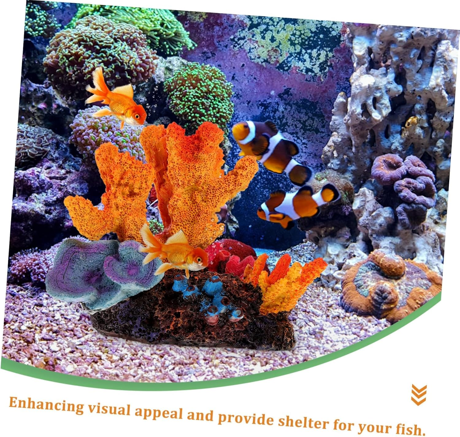 Artificial Coral Decoration Pocket Dollhouse Artificial Tools Unique Tools Universal Foot Bath Figurine Shut-Off Valve Cover Hose Aquarium Decoration Miniature Dollhouse Kit Resin (Color B) - Color A image number 7