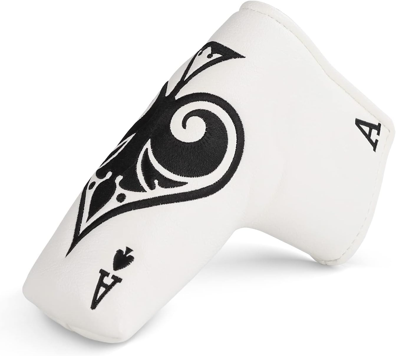 Gonafit Golf Blade Putter Head Cover Headcover Synthetic Leather Magnetic Closure for Scotty Cameron Odyssey Ping White image number 2