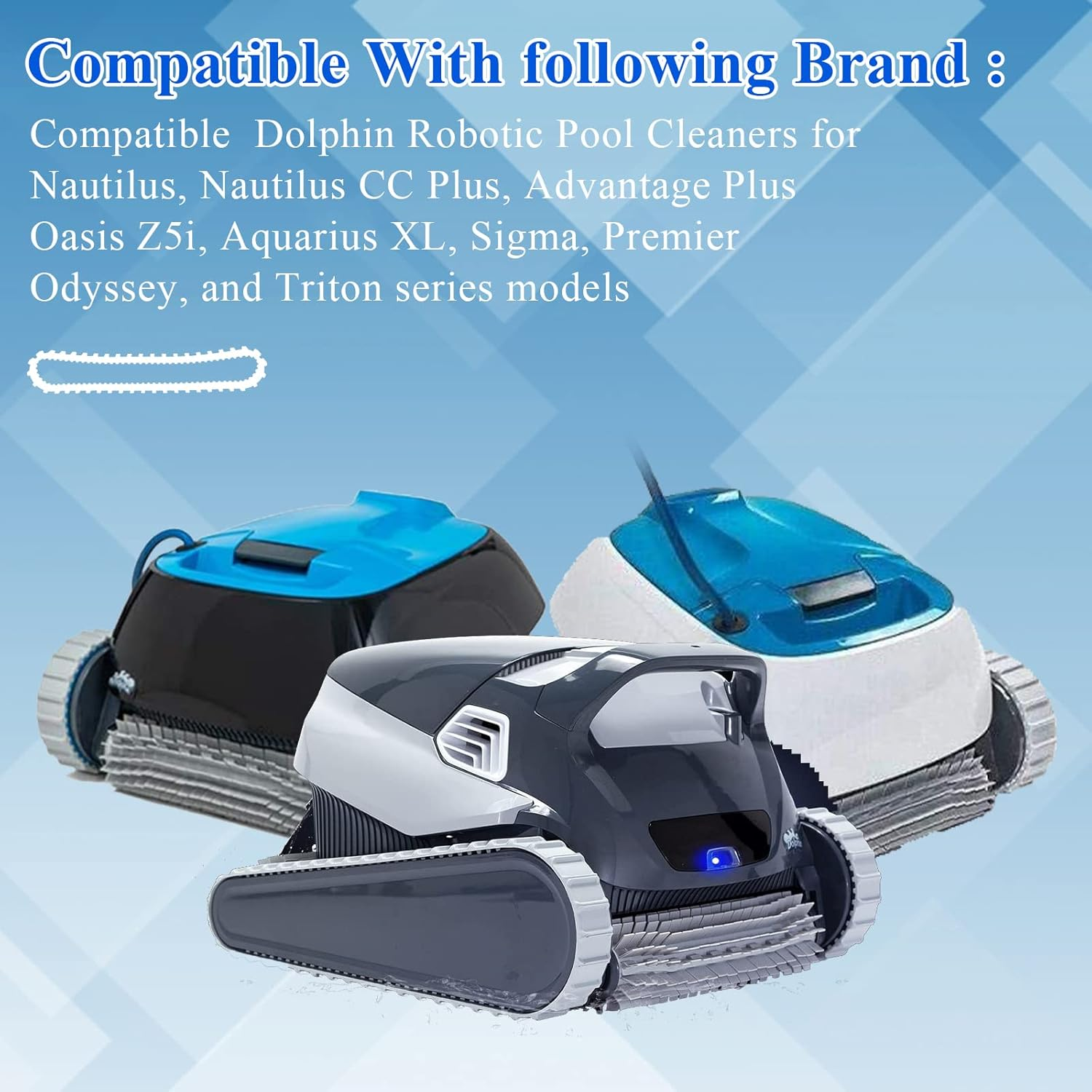 Pool Timing Track Fitfor MAYTRONICS Dolphin Pool Cleaner Replacemen Dolphin Timing Tracks Parts Number9985006-R2 (Gray, 2 Pack) image number 5