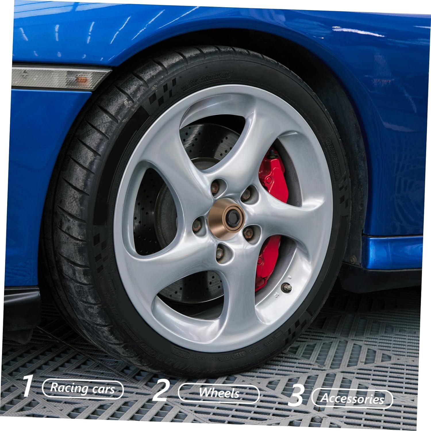 PERSELOSO Aluminum Car Wheel Center Caps Inner Diameter for Racing Cars Durable Lightweight Alloy Hub Covers Vehicle Accessory Automotive Replacement Parts Easy Installation Copper Color image number 6