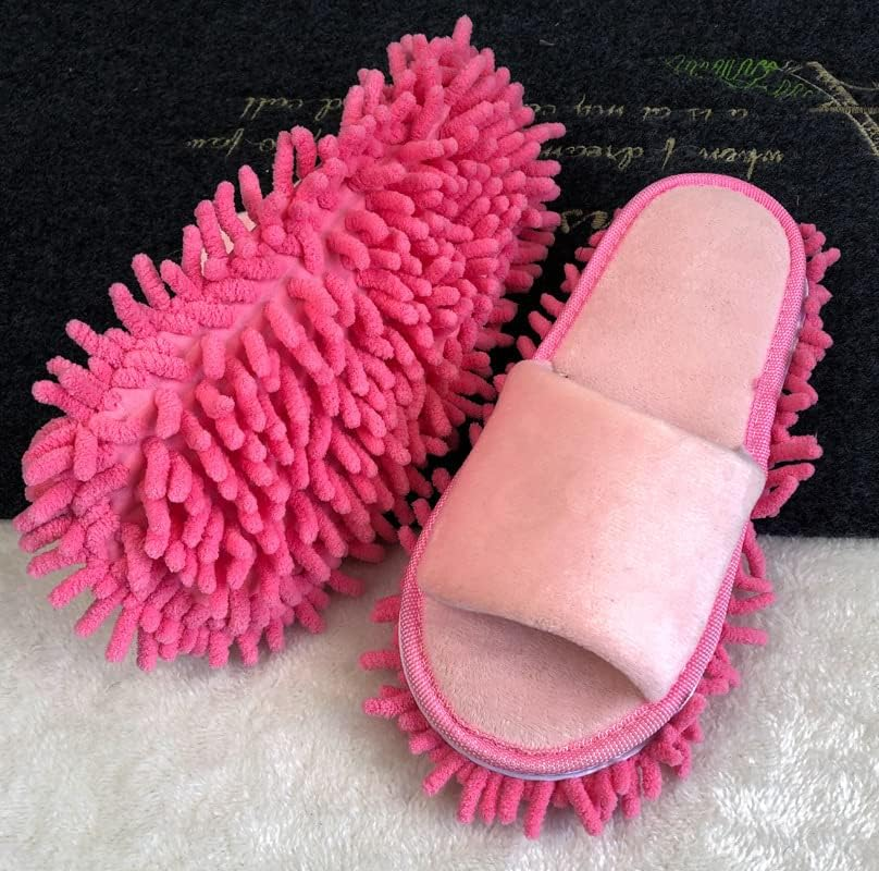 1 Pairs Microfiber Dust Cleaning Slipper Men and Women House Mop Washable Mopping Slippers Unisex Dusting for Floor Dust Dirt Cleaning Tool Supplies image number 2
