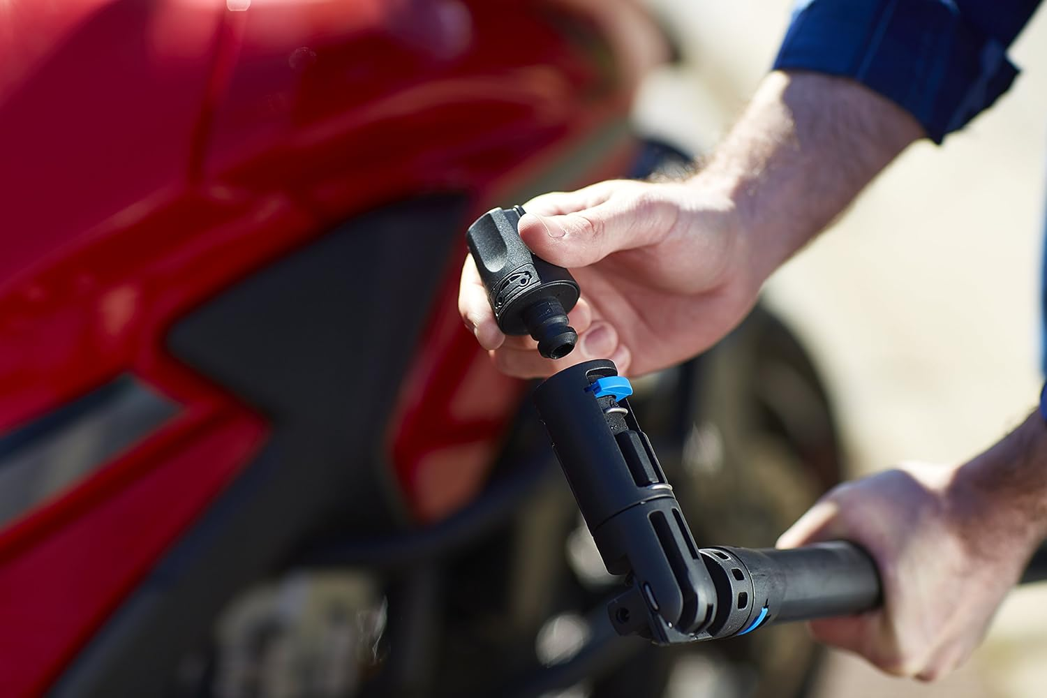 Nilfisk Auto Nozzle - Suvs, Cars, Motorbikes & Bikes - Click&Clean Coupling - Pressure Washer Accessories (6411136)