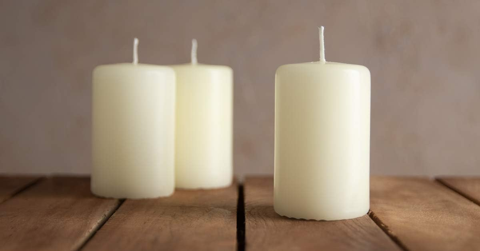 Papstar 17915 Pillar Candles Set of 10 40 X 90 Mm White image number 3