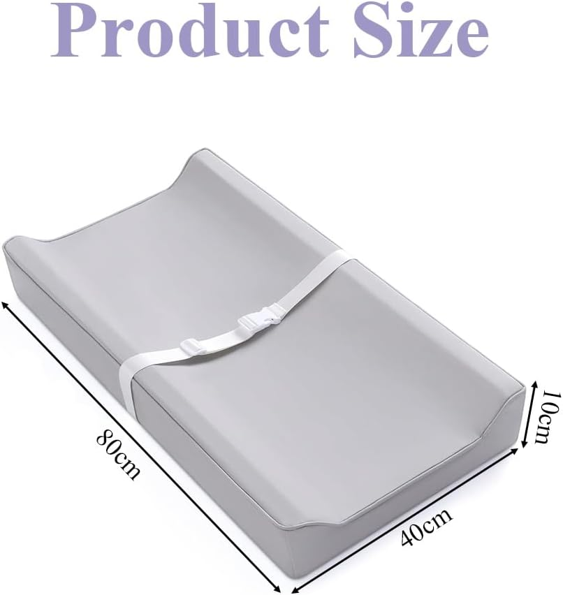 Changing Pad,Waterproof Change Mat,Portable Nursing Care Table,Non-Slip Changing Pad,Wipe-Clean Pu Cover,Lightweight Kids Accessories,For Dressers,Tables