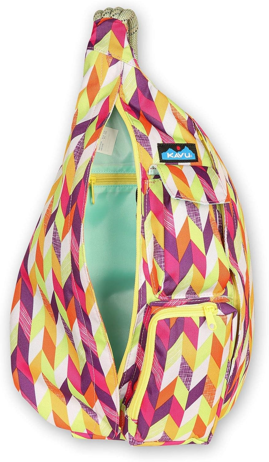 KAVU Mini Rope Bag Cotton Crossbody Sling image number 6