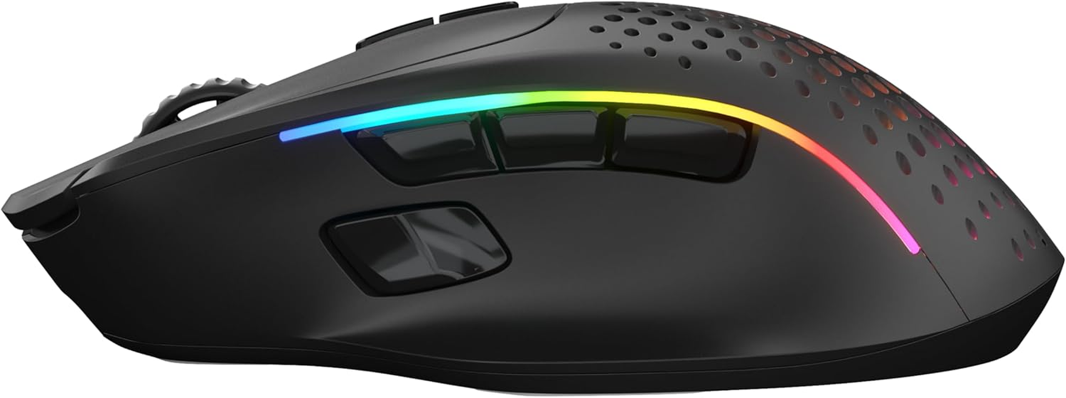 Glorious Model I 2 Wireless - MMO Mouse (Black) with 9 Programmable Side Buttons, 16 Configurations with Layer Shift, 2 Swappable Magnetic Buttons, Superlight 75G, Perfect for FPS, MOBA, and MMO image number 5