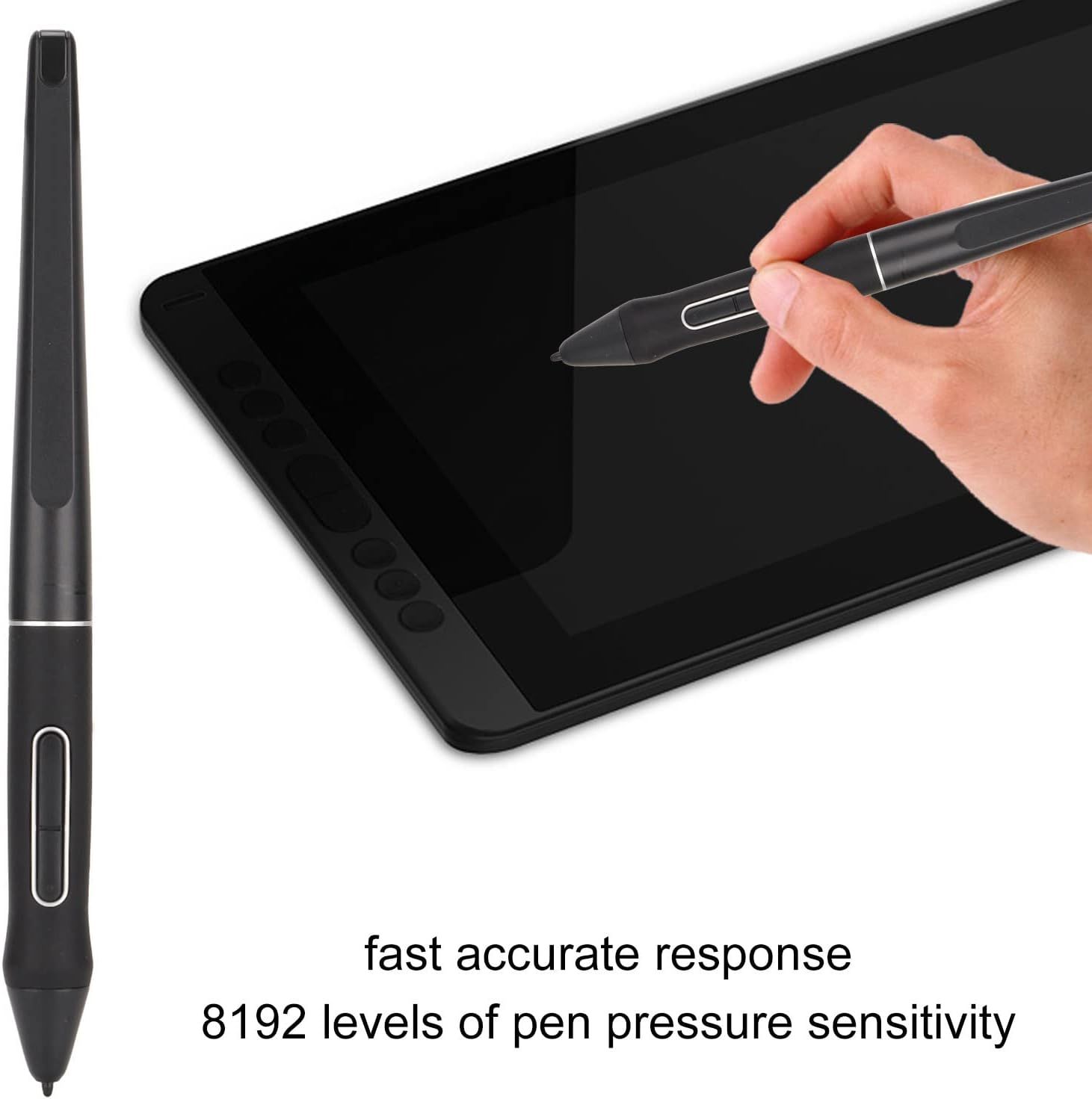 PW517 Battery-Free Stylus Pen 8192 Level Pen Pressure Sensitivity for Kamvas 13, Kamvas Pro 24, Kamvas 22, Kamvas 22 Plus, Supports &plusmn;60&deg; Tilt Function image number 4