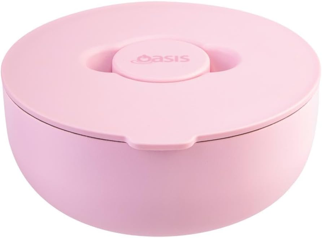 Oasis Stainless Steel Double Wall Insulated Fresh'N'Go Lunch Bowl 950Ml - Pink Lemonade image number 2
