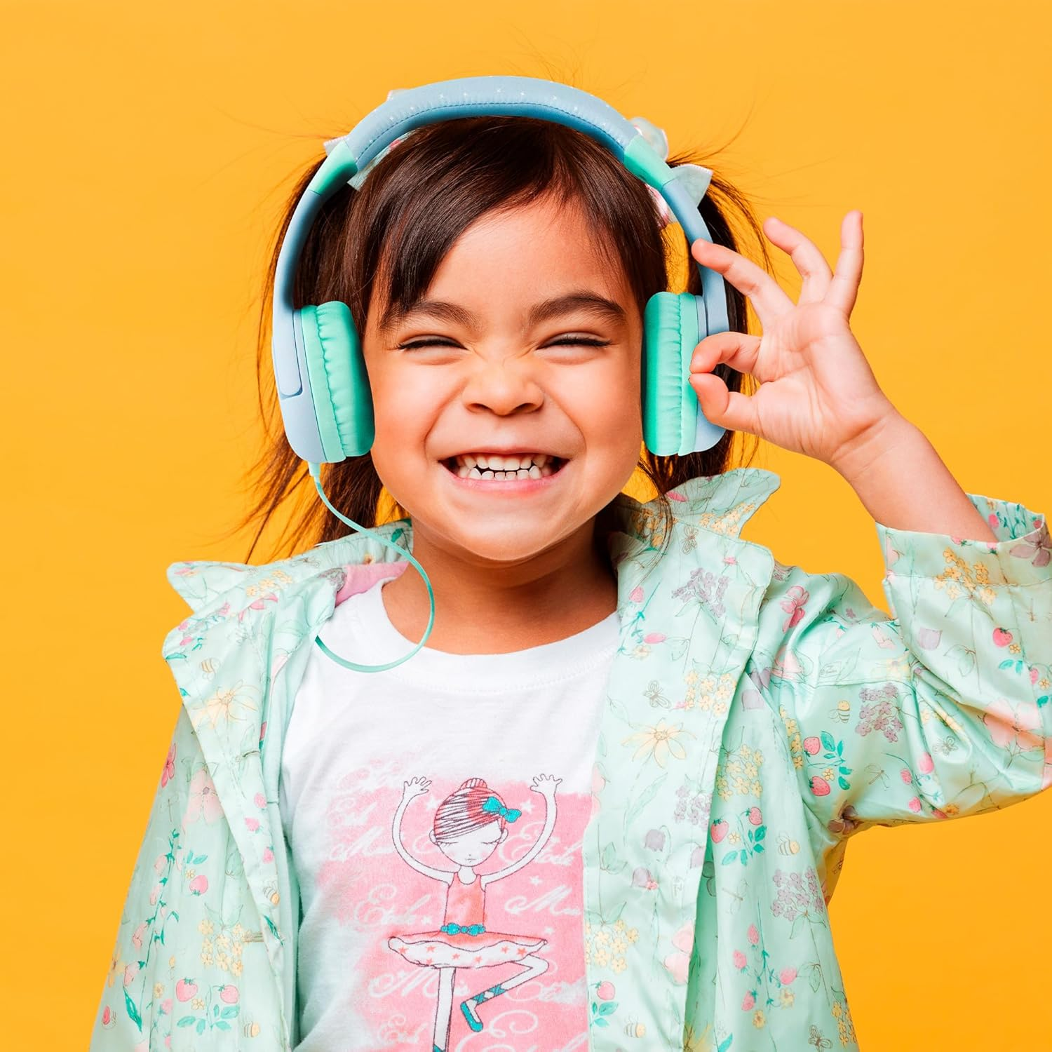 WONDEE Mr Wonderful Gifts Kids Headphones with Headband and Volume Limit of 85Db - Mr Wonderful Headphones Gifts for Boys and Girls image number 4