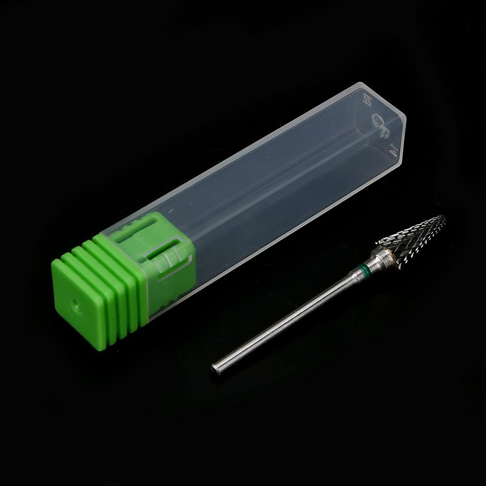 Nail Drill Bit Carbide Nail Drill Bits Efile File Tungsten Steel Nail Art Manicure Drill Bits Nail Drill Bits Electric Pedicure Manicure Grinding Headblue (Green Label) image number 4