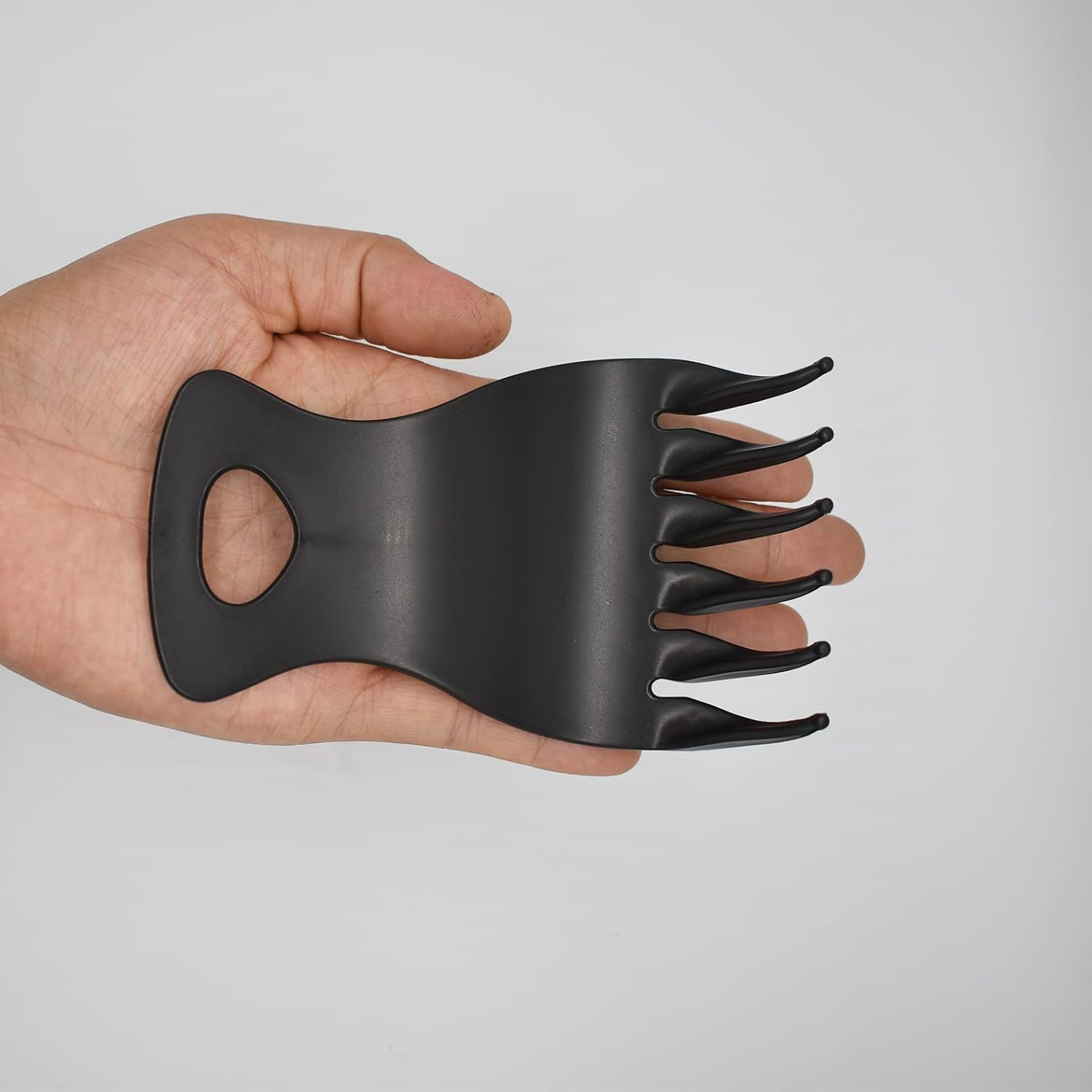 Professional Men Styling Comb, Detangling Afro Streaker Wide Tooth Fork Comb Rake Comb Anti-Static Heat Resistant Oil Hair Styling Way Long Curly Hair for Men Hair Salon image number 4