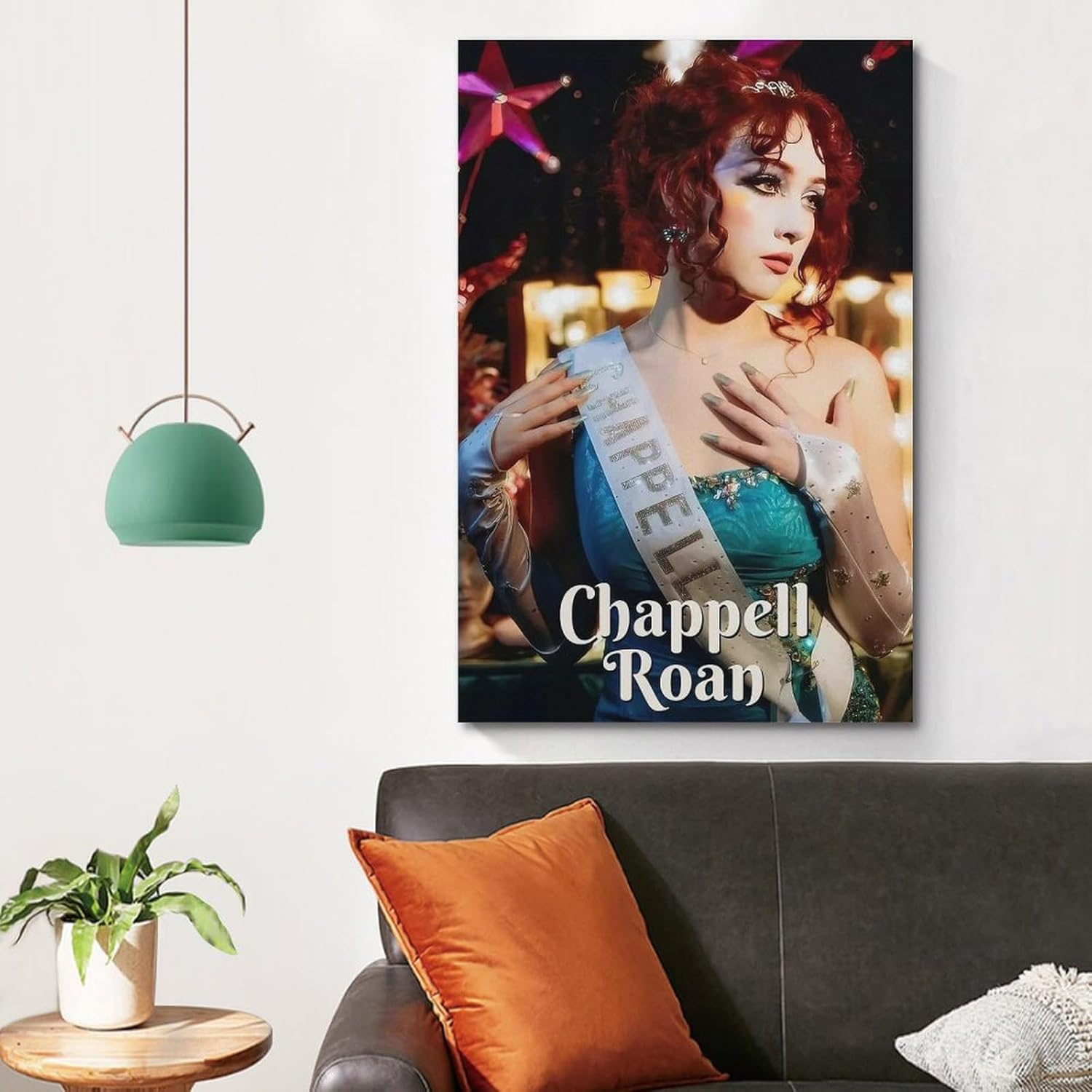 Singer Chappell Roan Music Poster Canvas Painting Wall Art Picture Home Decor Print for Bedroom Living Room Dorm Study Bar Office 12X18Inch(30X45Cm)