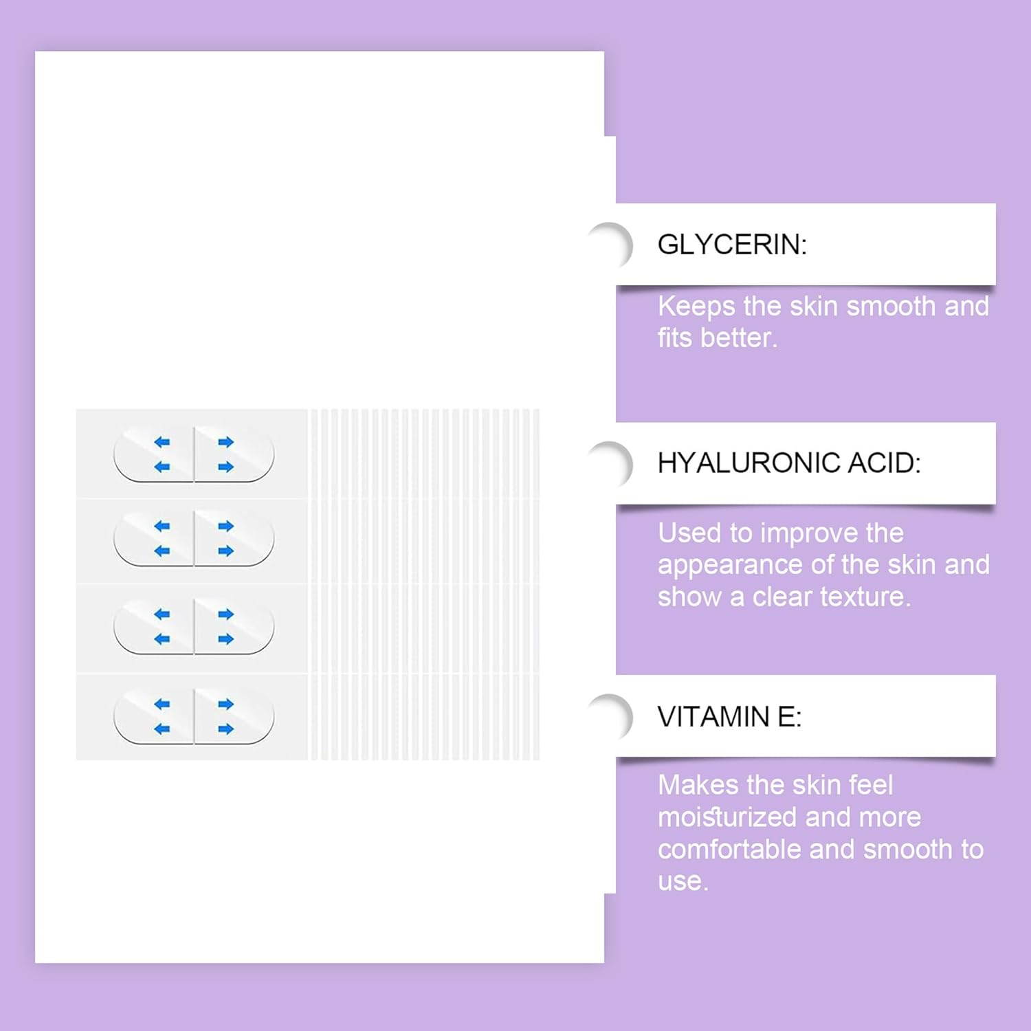 120PCS Face Lift Tape, Invisible Neck Tape Lifting, Instant Lifting for Eyes/Double Chin, Reduces Wrinkles, Perfect for Photoshoot & Daily Use image number 6