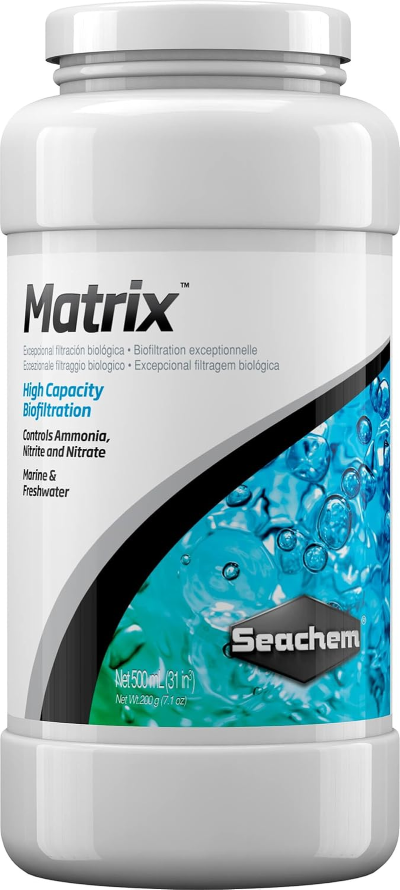 Seachem 67101130 Matrix Bio Media 500 Ml, 500 Ml image number 2