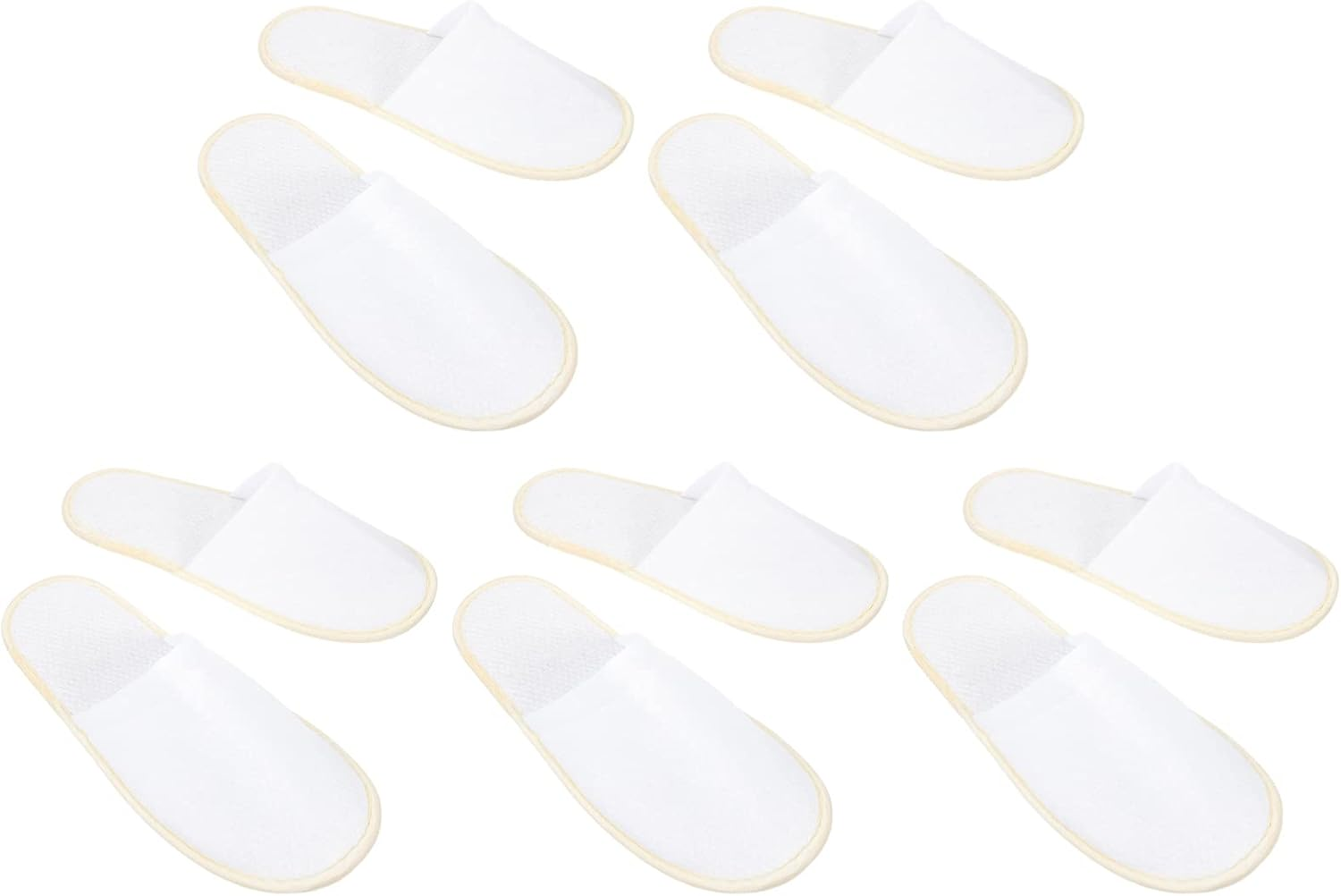 Spa Slippers Home Guest Disposable: 5 Pairs Bathroom Non- Slip Shower Sandal Bath Slippers Indoor Slippers for Mens Womens image number 6