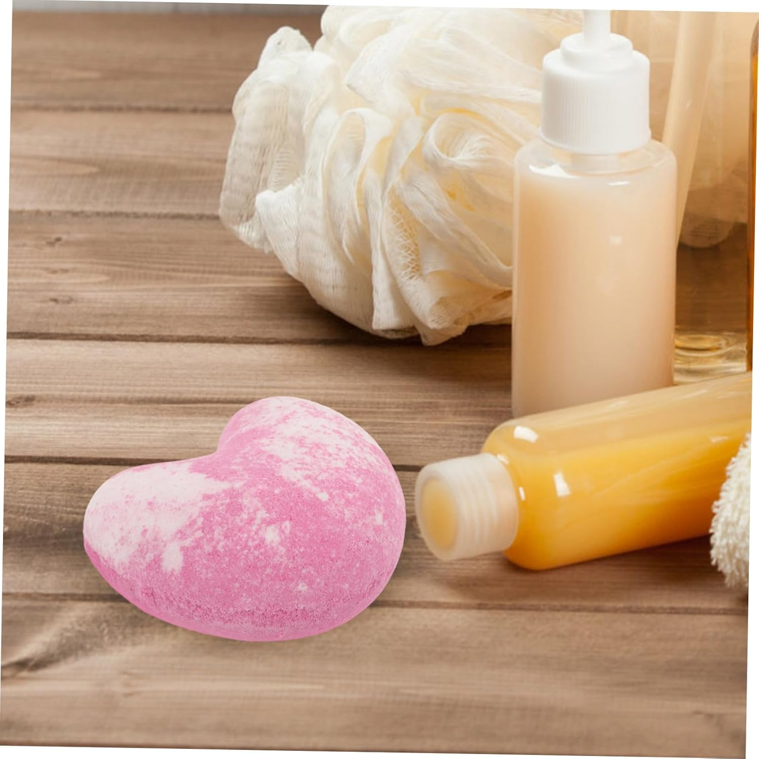 Outanaya Heart Bath Salt Bomb Plant Essence Aromatherapy Shower Tablet for Women image number 6