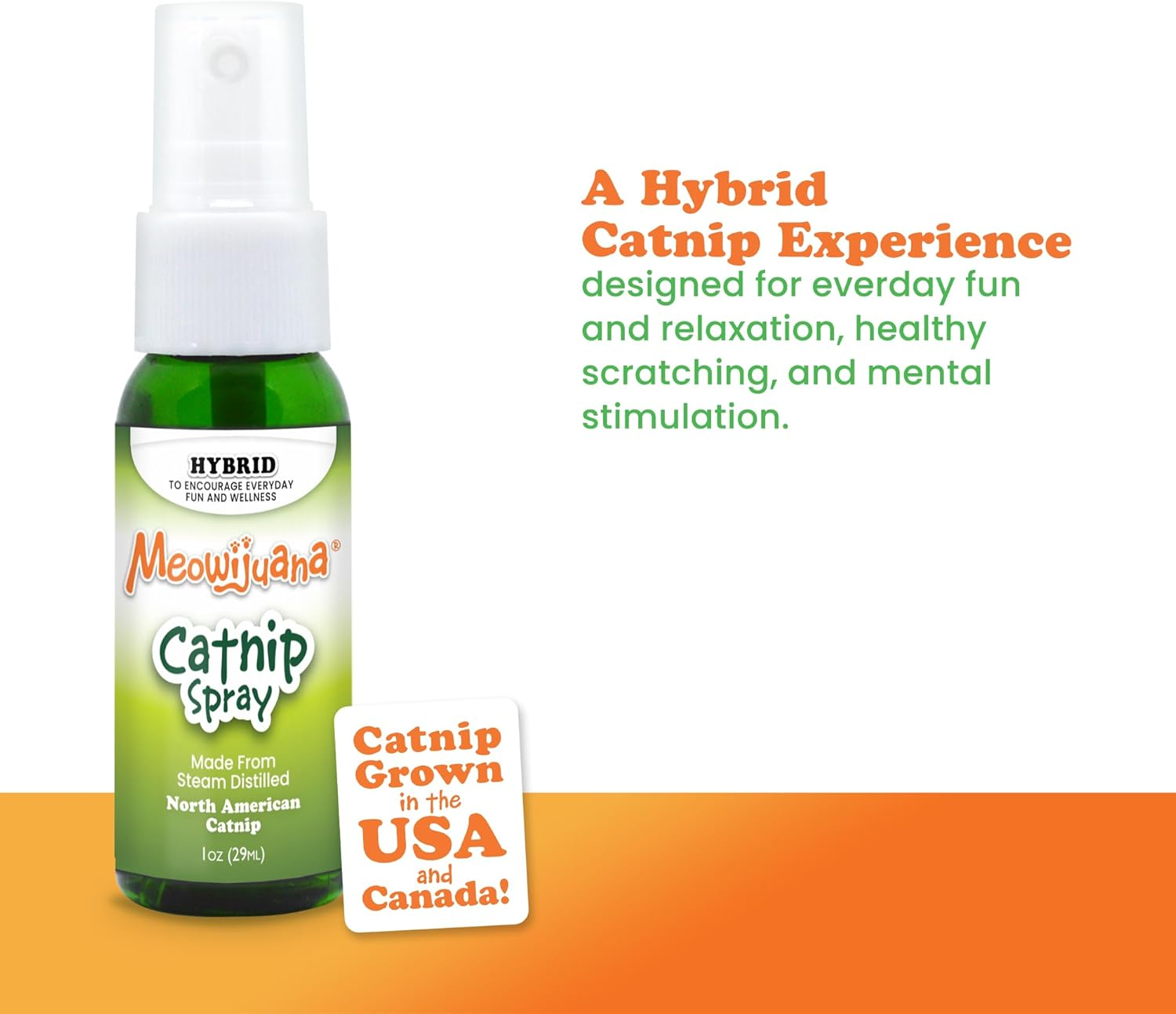 Meowijuana | 1 Oz. Premium Catnip Spray | Organic | High Potency | Use on Cat Toys, Teasers, and Scratchers | Grown in the USA image number 5