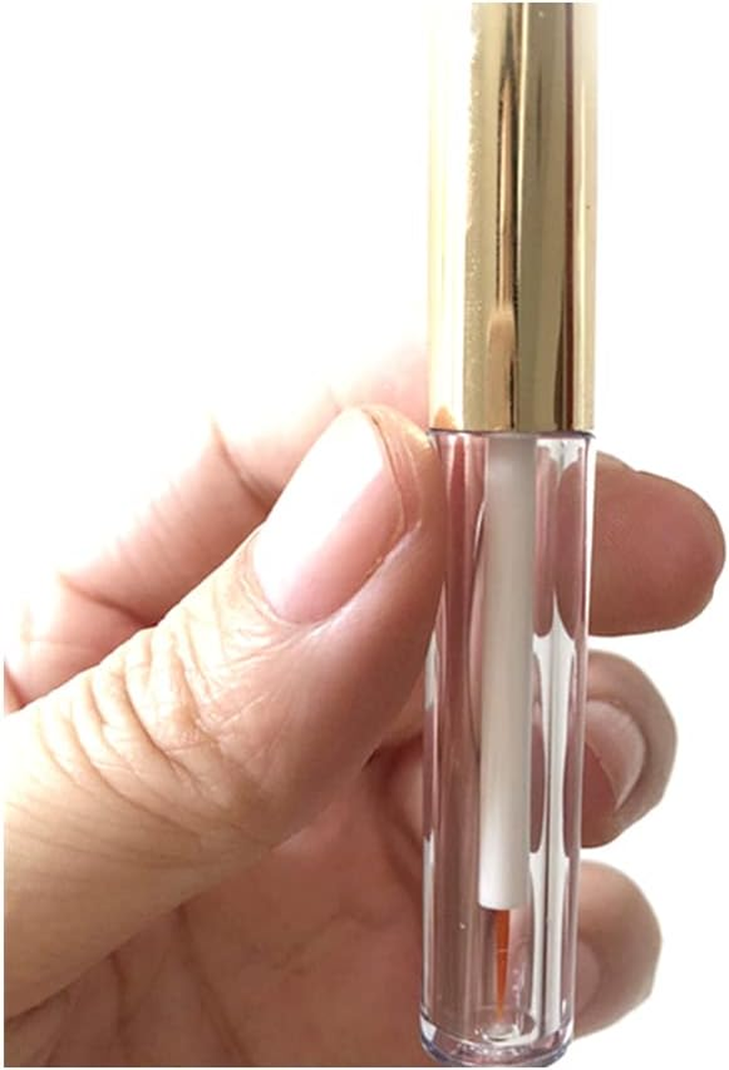 1PCS Mini Empty Eyelashes Tube Eyeliner Bottle with Brush Plugs Make up Tube Vials,Black,4Ml