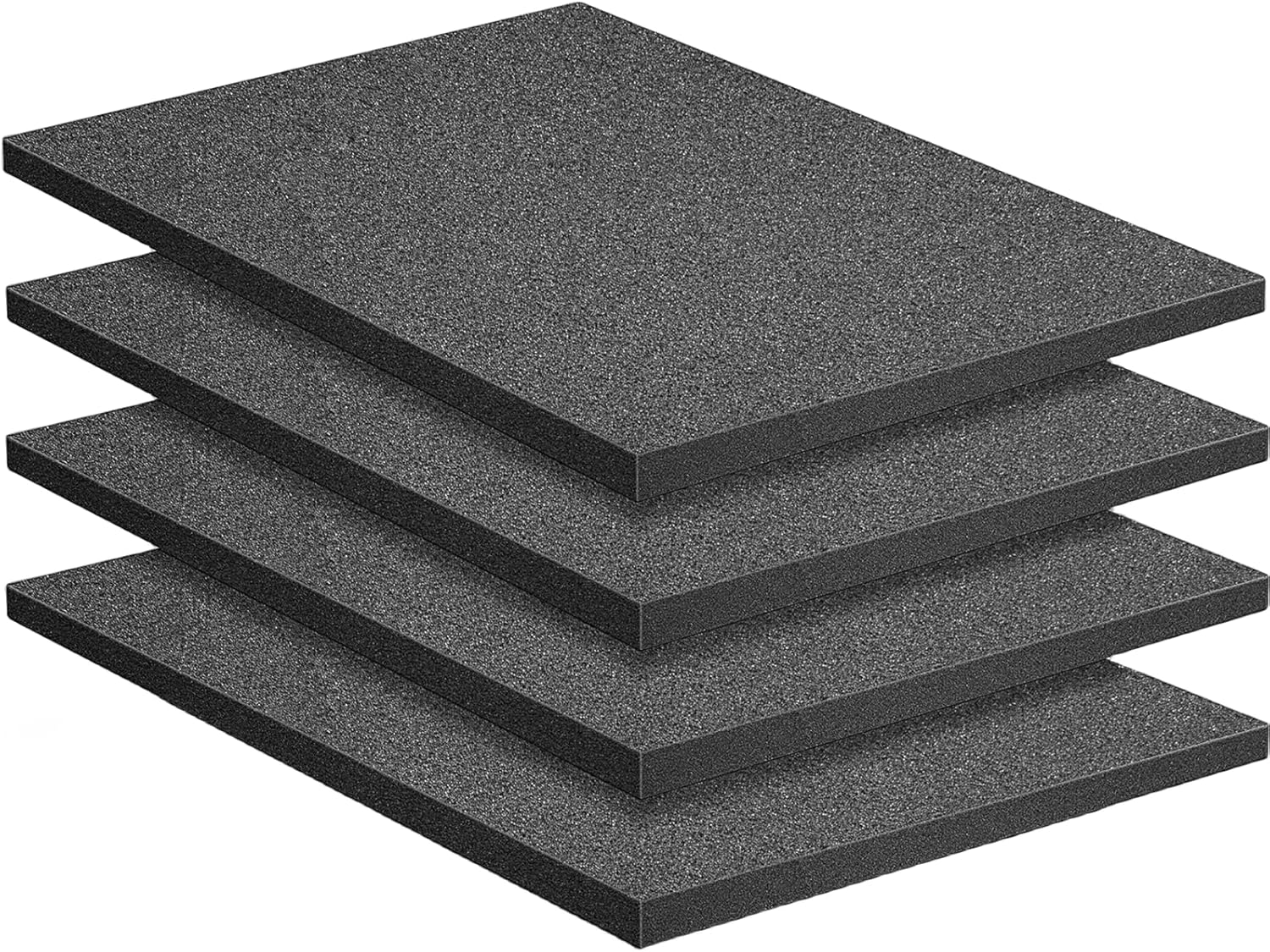Set of 4 Polyethylene Foam Pads for Packing, Customizable Insert Pick and Pluck, Pre Cubed Sheet for Toolbox Camera Storage, 11.8 X 11.8 X 1 Inch image number 2