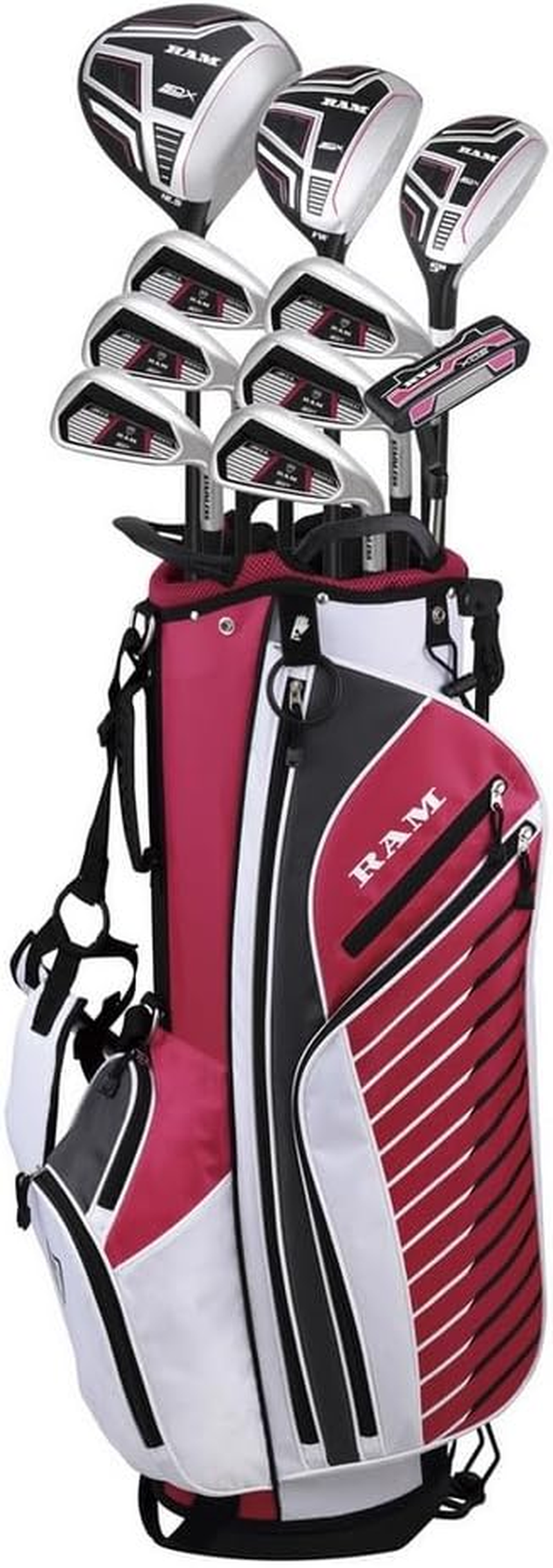 Ram Golf SDX Ladies Golf Clubs Set + Bag, Right Hand, All Graphite image number 3